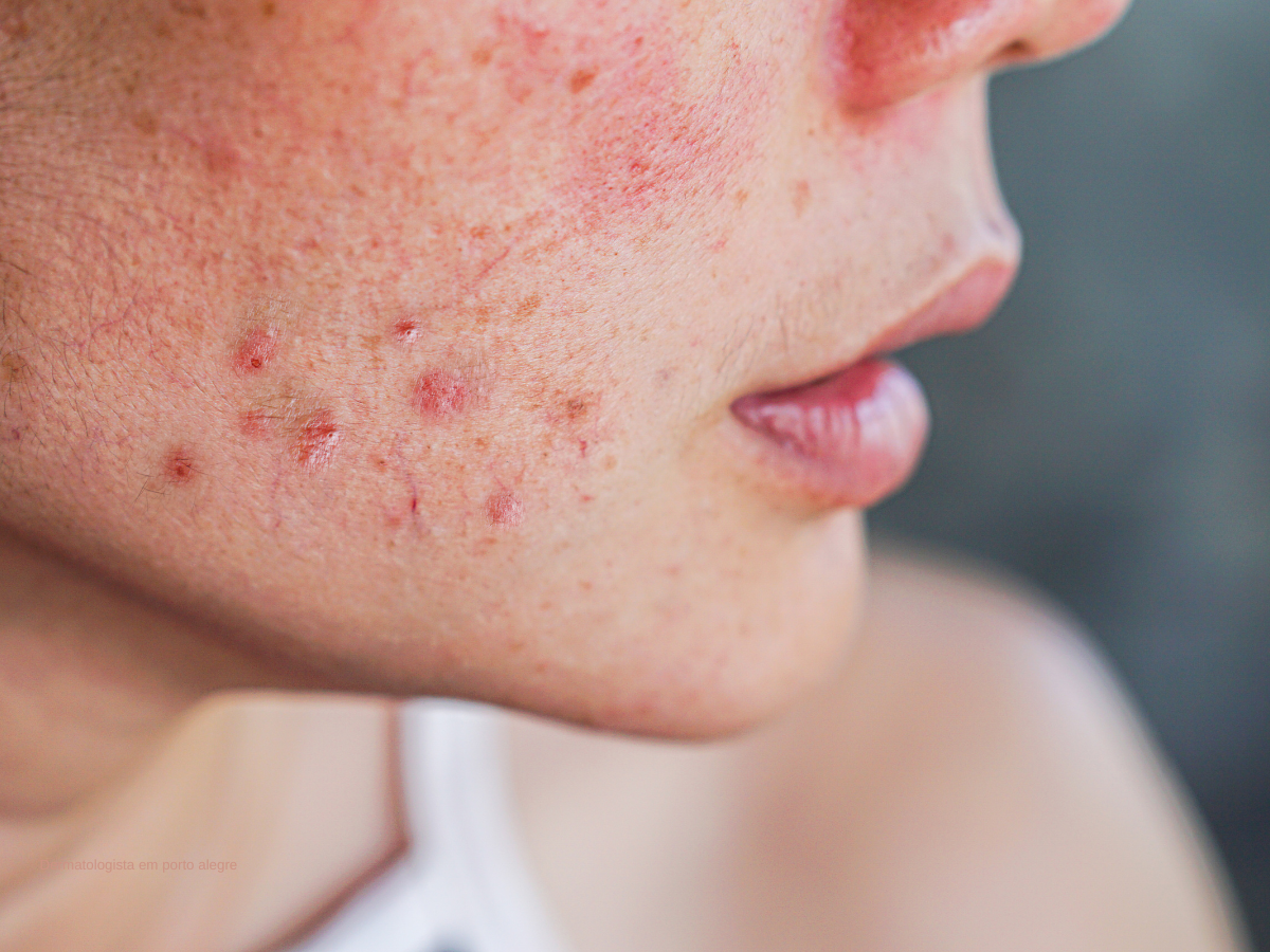 Tratamento para manchas de acne no rosto em Porto Alegre
